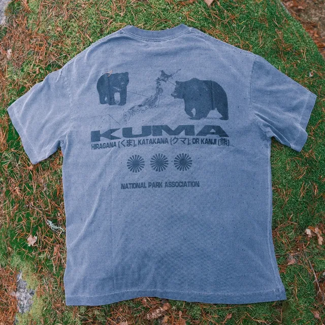 Kuma Lodge T-shirt gris coton taille M 250 gsm