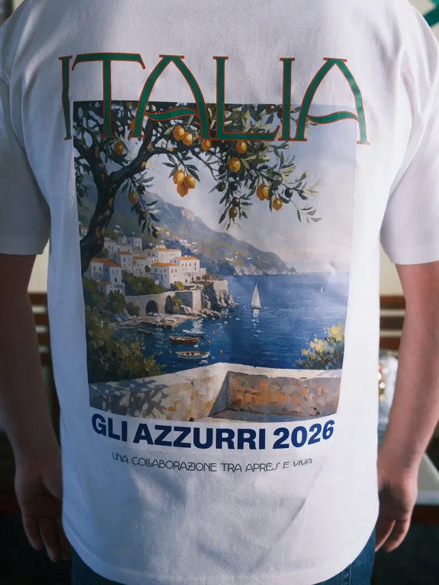 Après VIVA Italia T-shirt vert Gli Azzurri taille M