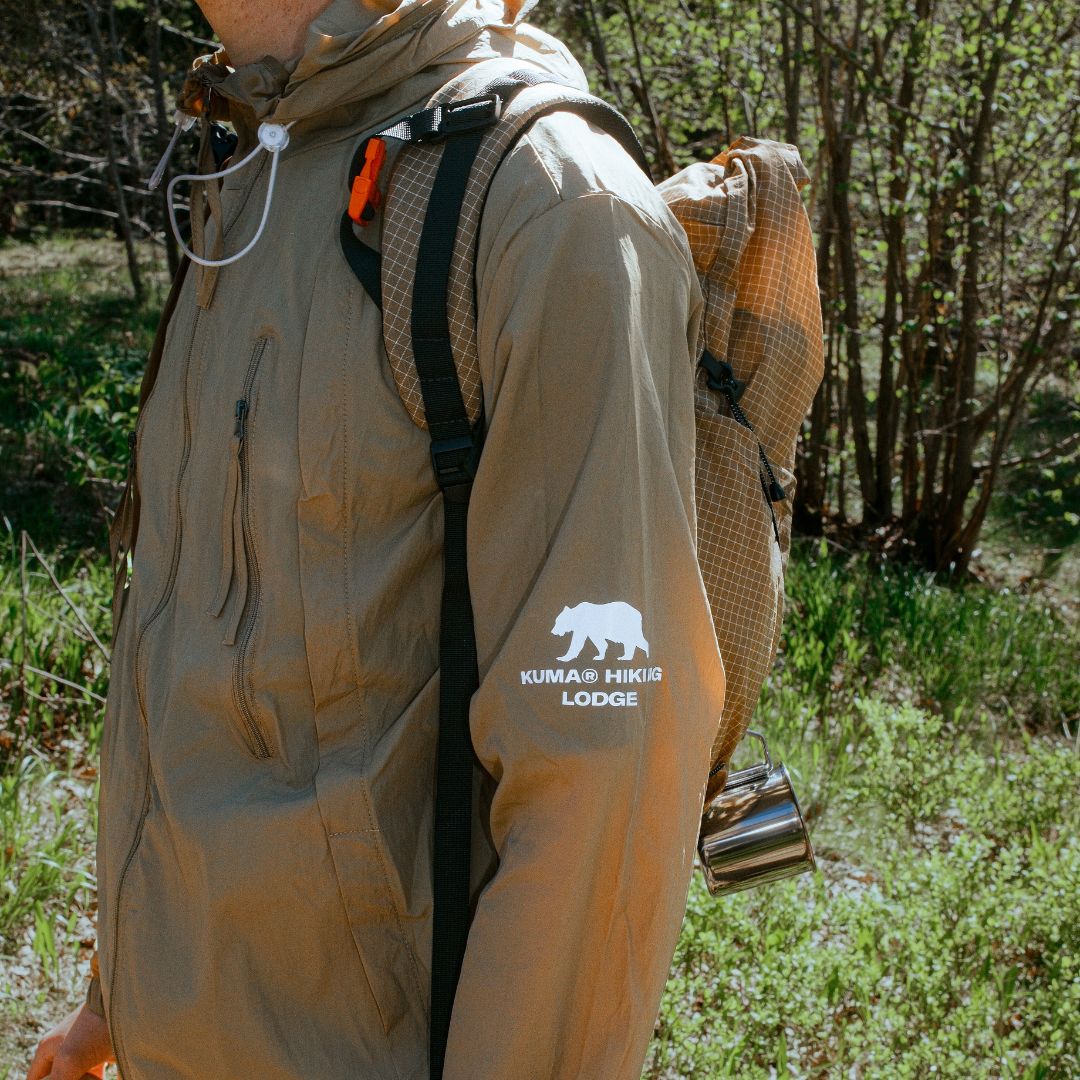 Kuma GEAR Hiking Jacket veste coupe-vent noire capuche