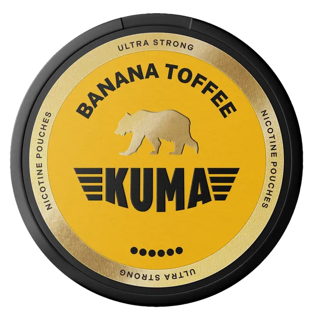 Kuma Banana Toffee Ultra Strong pouches 1 boîte 20 mg/g
