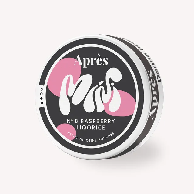 Après Mini Raspberry Liquorice pouches framboise réglisse