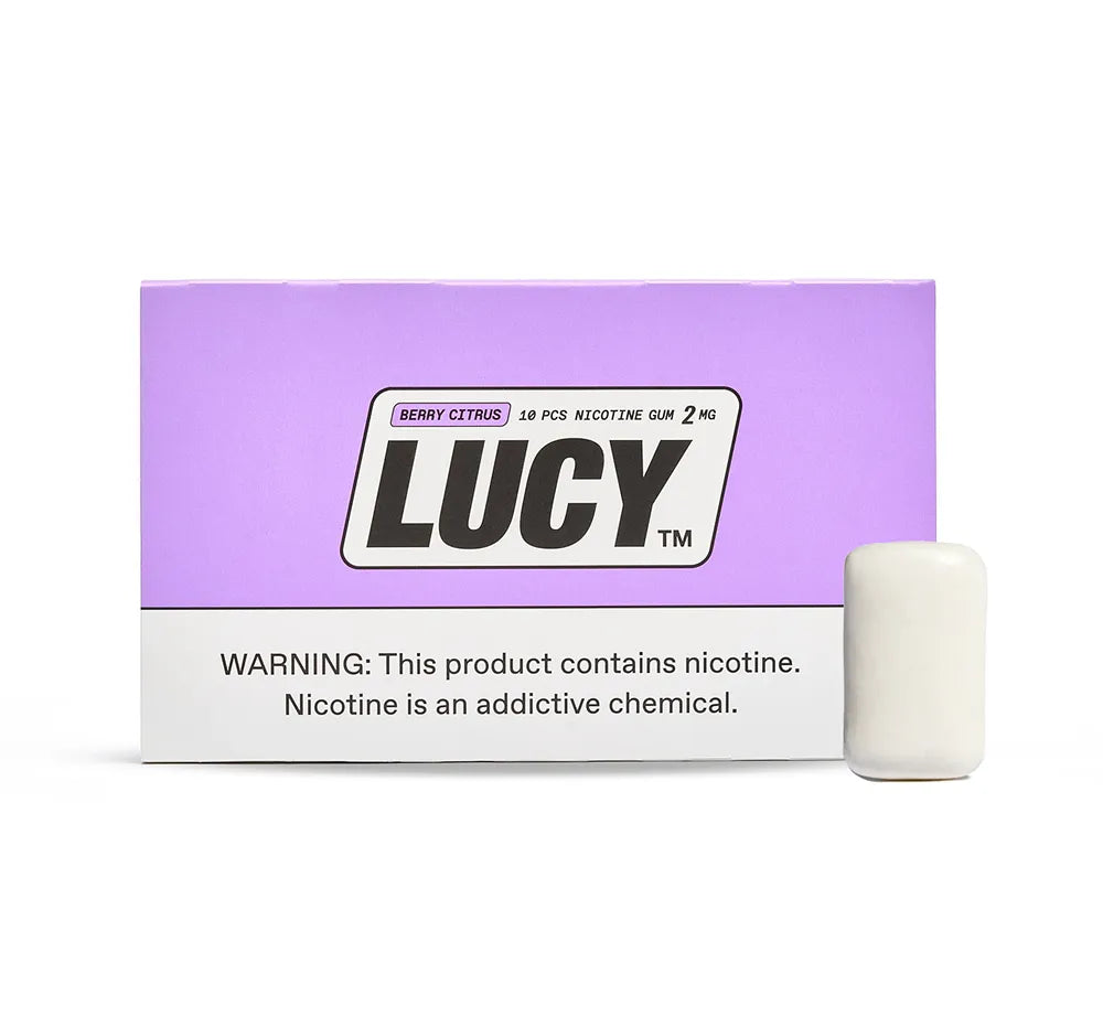 Lucy Gum chewing gum nicotine menthe 4mg