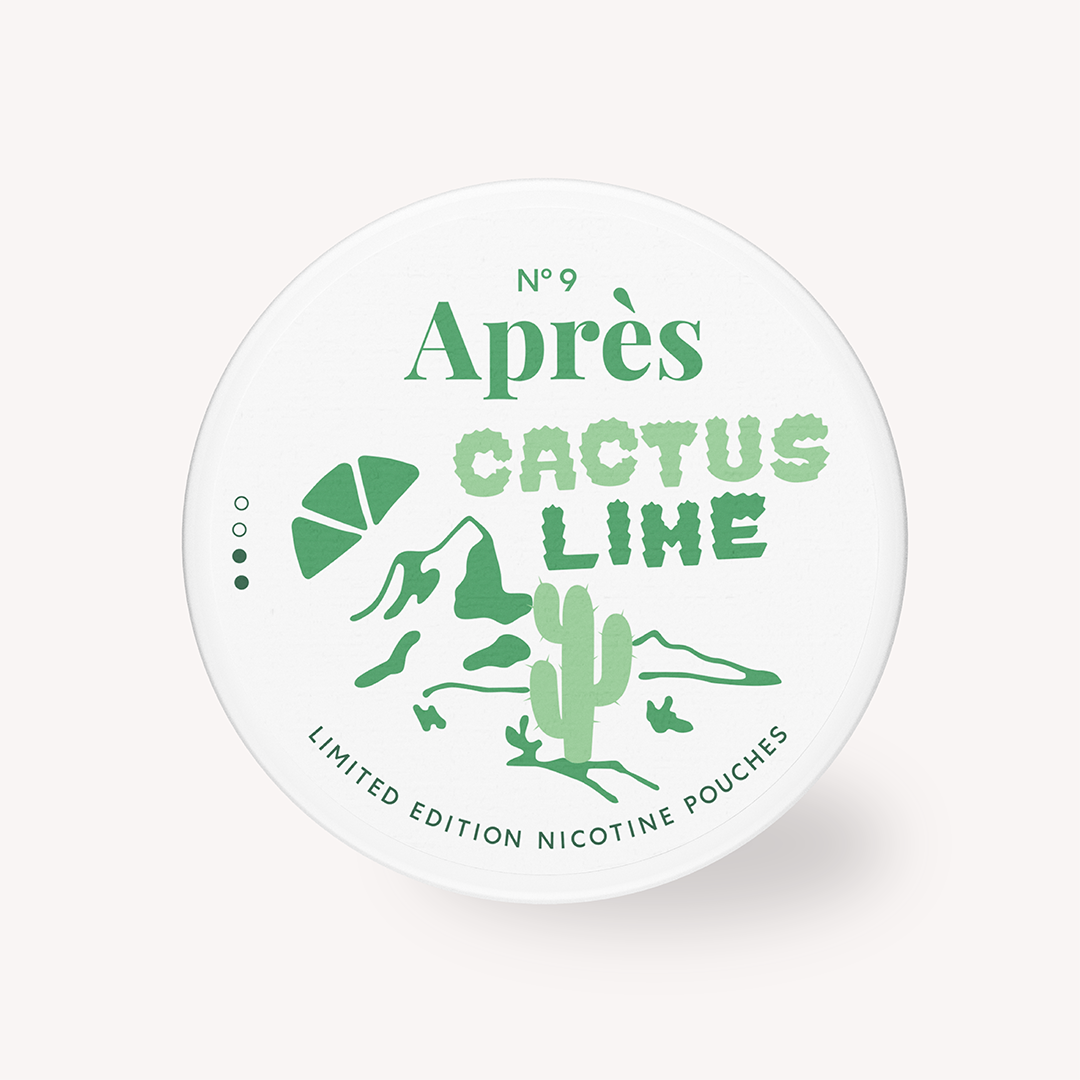 Après Cactus Lime Normal pouches 1 boîte citron vert