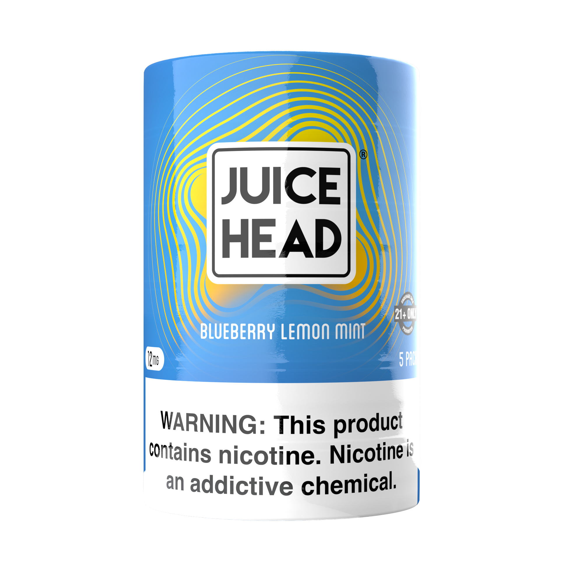 Juice Head Nicotine Pouches myrtille citron menthe 6MG