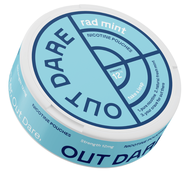 OUT DARE Nicotine Pouches Rad Mint 6 mg sachets