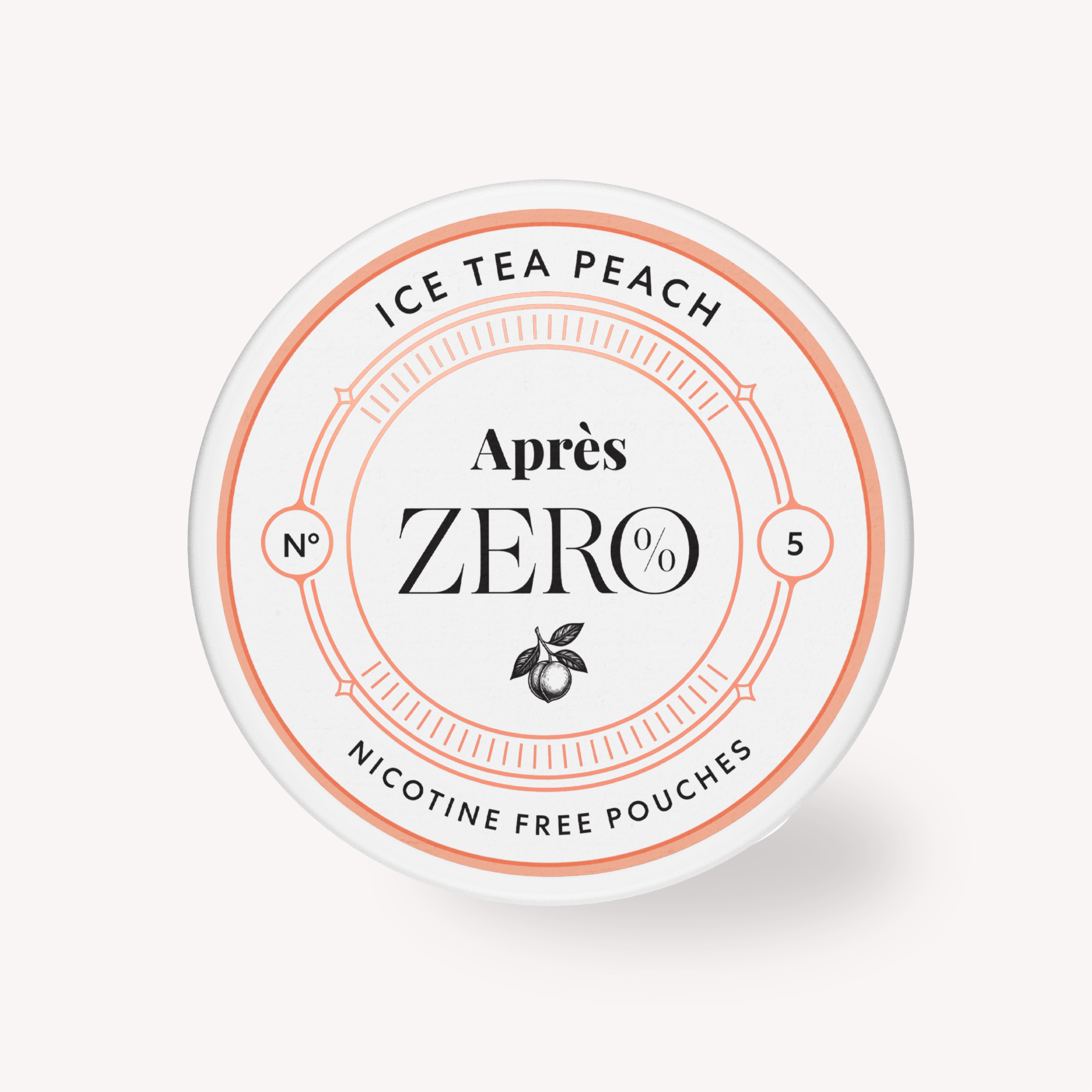 Après Zero Ice Tea Peach pouches 1 boîte 0 mg
