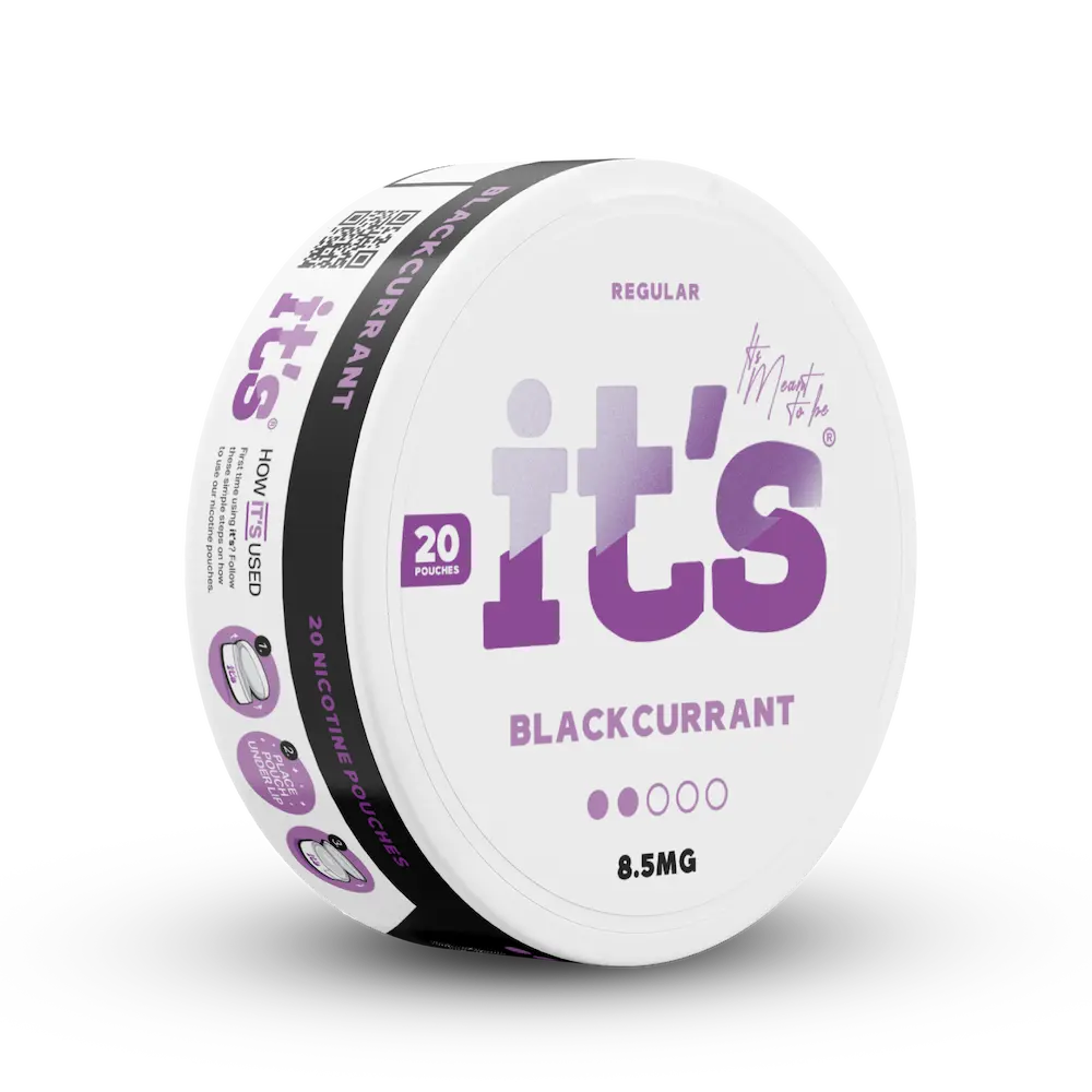 ITS Nicotine Pouches pouches nicotine Blackcurrant 12mg