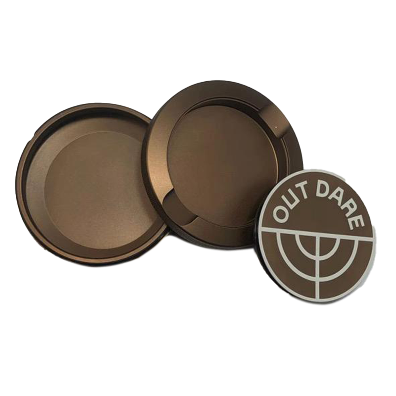 OUT DARE Tools boîte métal argentée pour pouches