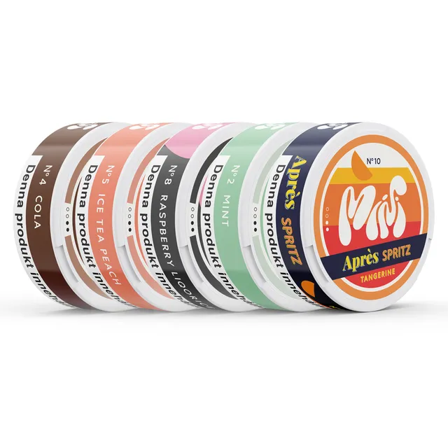 Après Mix Pack Mini sachets 10 boîtes assorties menthe cola pêche