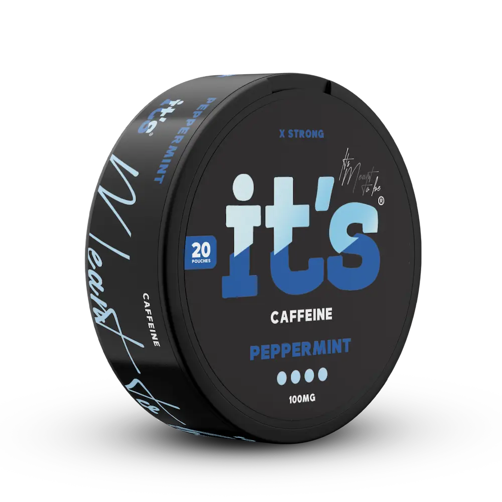 ITS Caffeine Pouches Peppermint sachets caféine 50mg