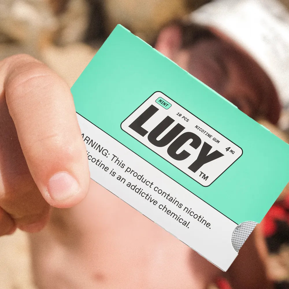 Lucy Gum chewing gum nicotine menthe 4mg