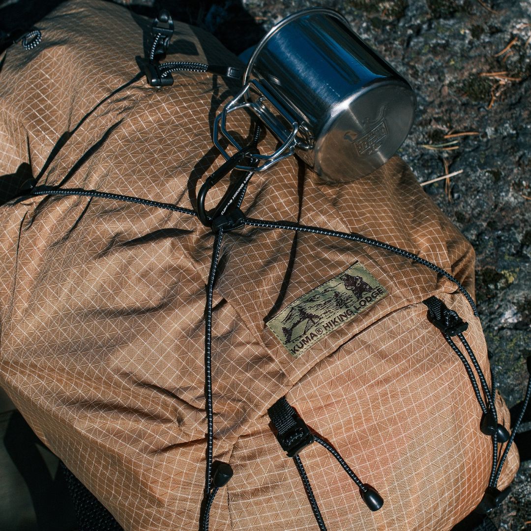 KUMA GEAR Hiking Backpack sac a dos noir roll-top