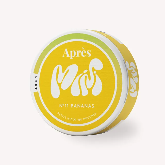 Après Bananas Mini pouches 1 boîte banane 8 mg/g