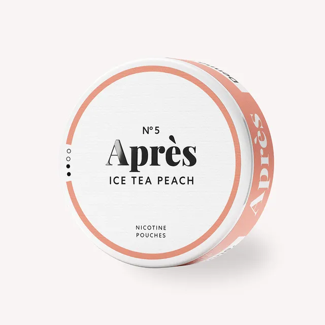 Après Ice Tea Peach Normal pouches 1 boîte 8 mg/g
