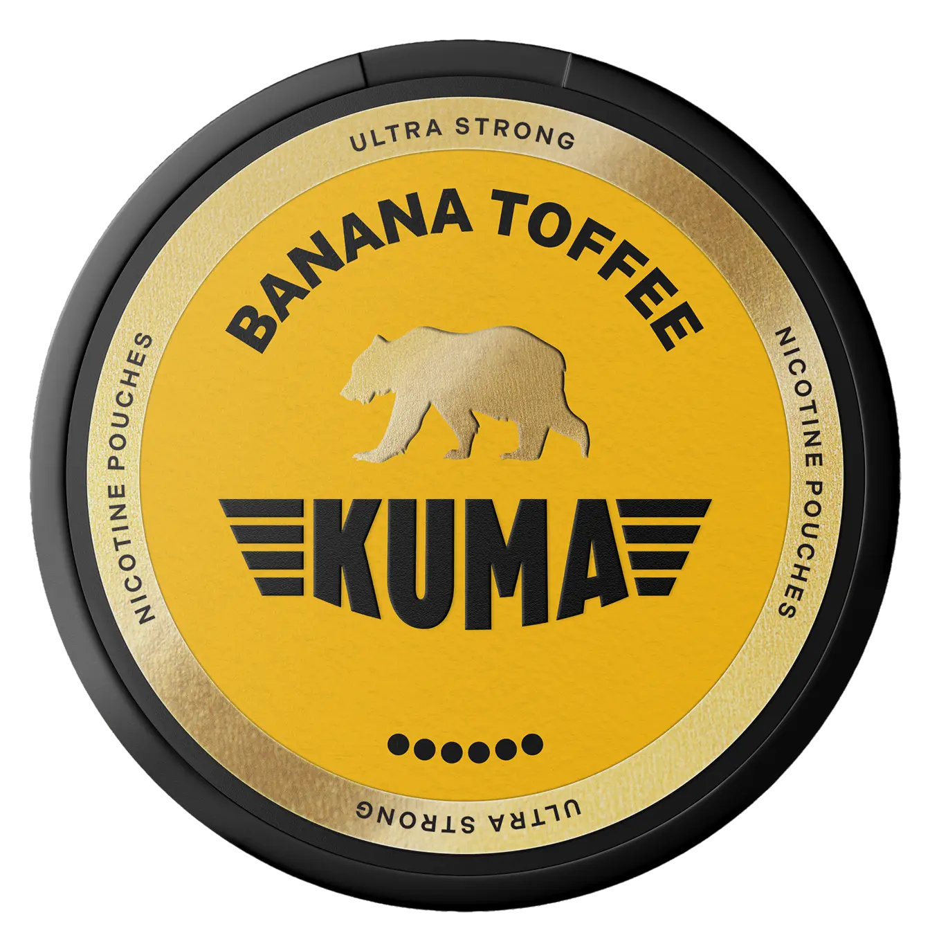 Kuma Banana Toffee Ultra Strong pouches 1 boîte 20 mg/g