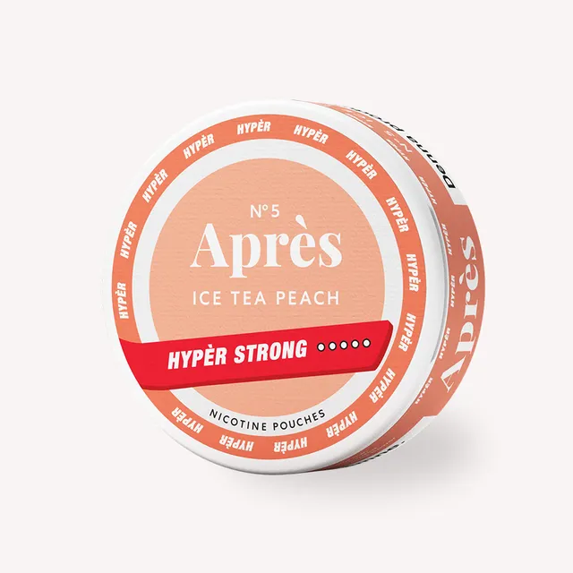 Après Hypèr Strong Ice Tea Peach pouches 20 mg 1 boîte