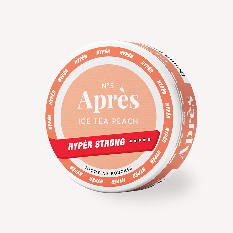 Après Hypèr Strong Ice Tea Peach pouches 20 mg 1 boîte