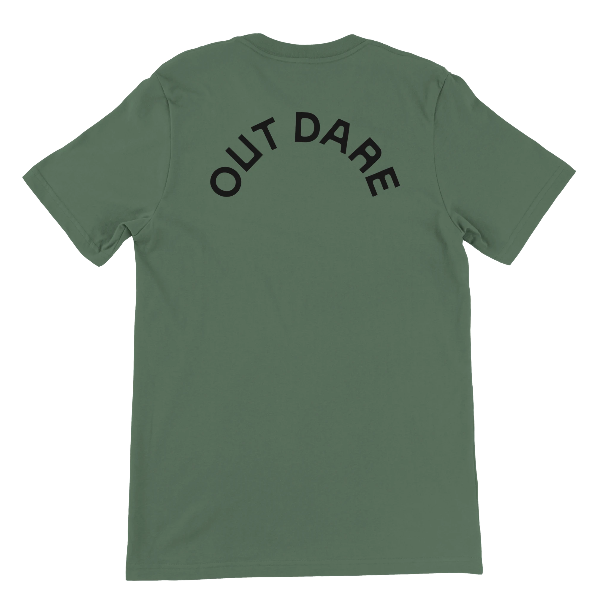 OUT DARE Apparel t-shirt col rond noir coton L