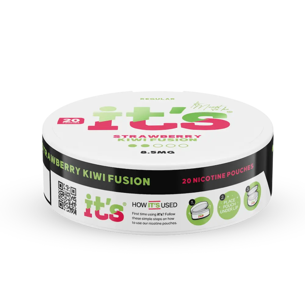 ITS Nicotine Pouches pouches nicotine Fraise Kiwi 12mg
