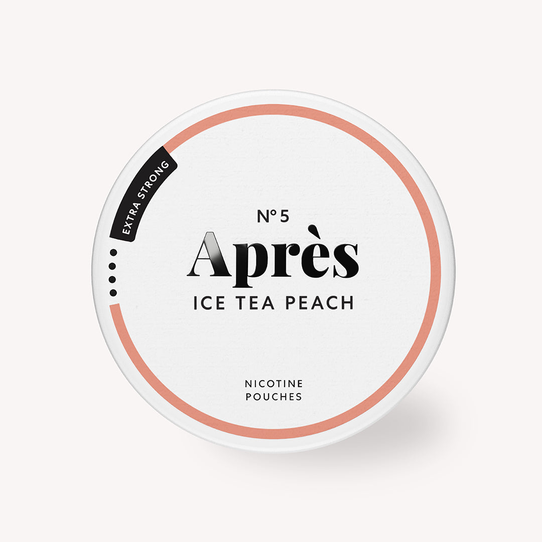 Après Extra Strong Ice Tea Peach pouches 15 mg 1 boîte