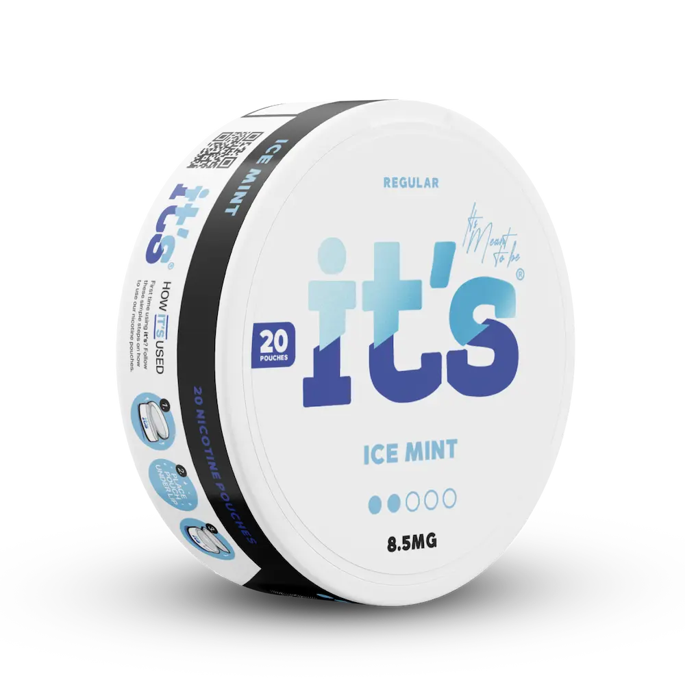 ITS Nicotine Pouches Ice Mint sachets nicotine 8,5mg