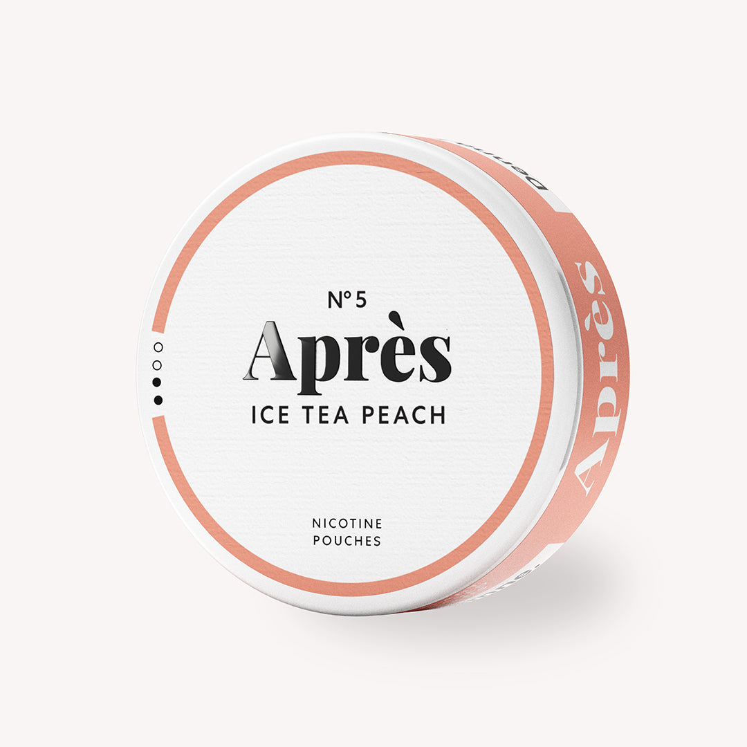 Après Ice Tea Peach Normal pouches 1 boîte 8 mg/g