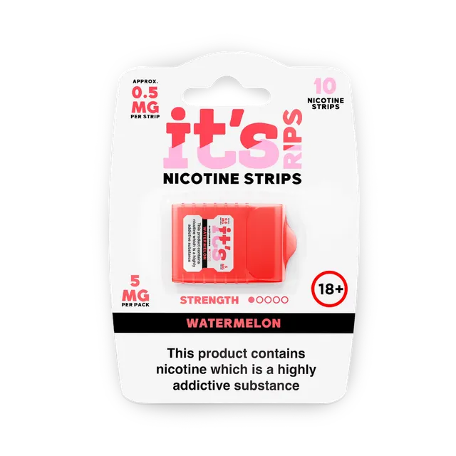 ITS Nicotine Strips Watermelon strips pastèque 1mg