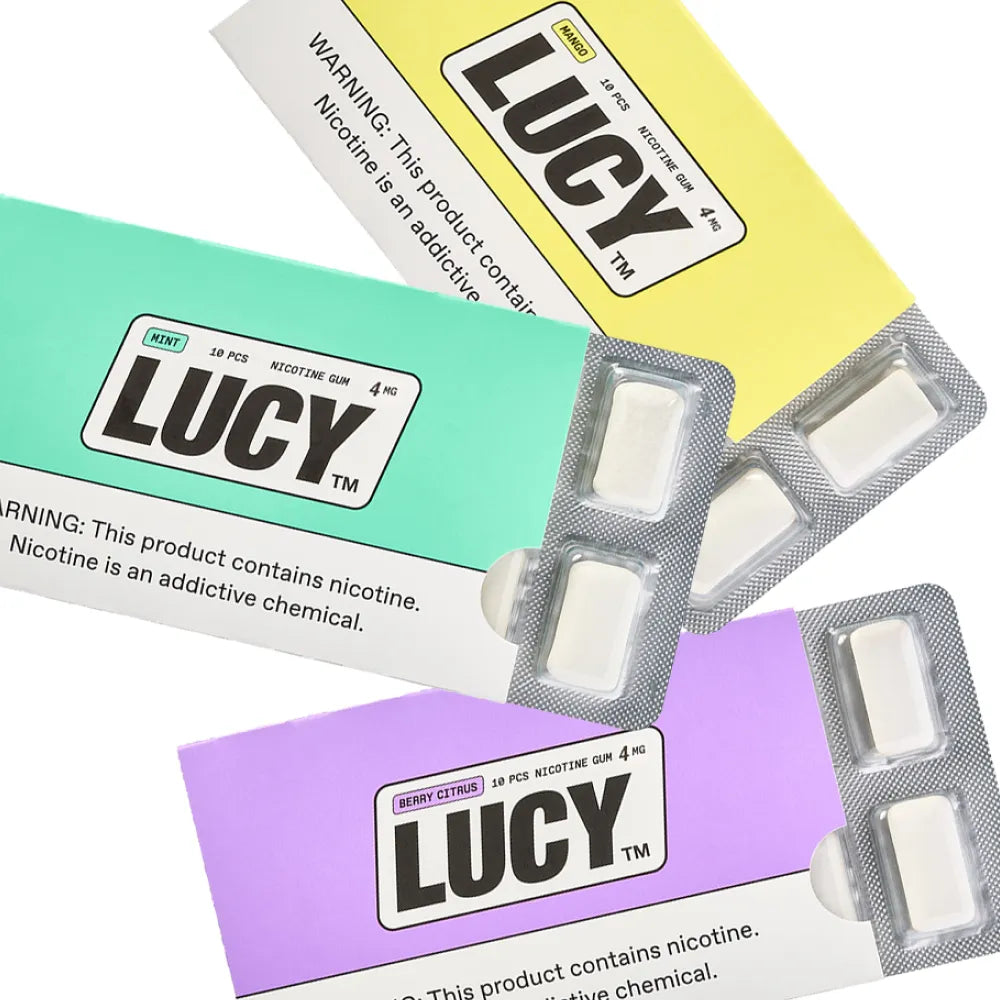 Lucy Gum chewing gum nicotine menthe 4mg