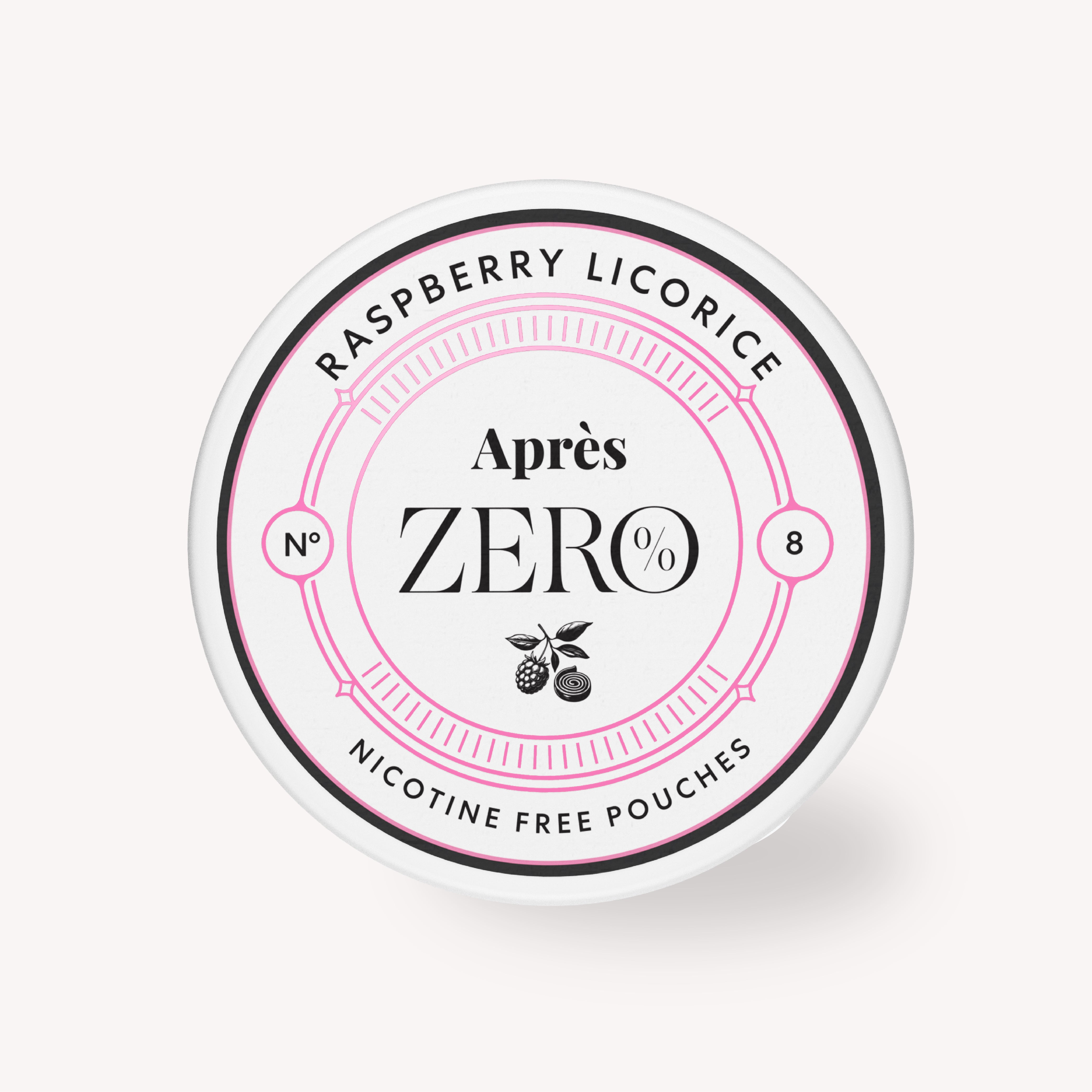 Après Zero Raspberry Liquorice pouches sans nicotine 1 boîte