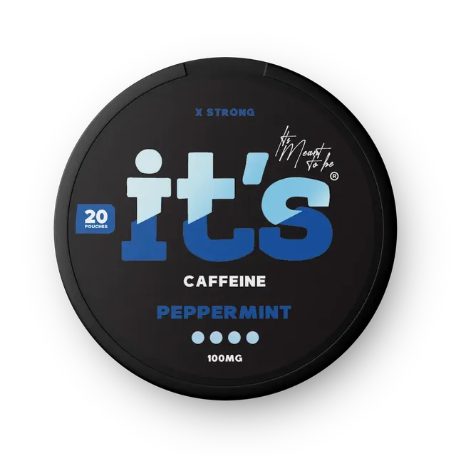 ITS Caffeine Pouches Peppermint sachets caféine 50mg
