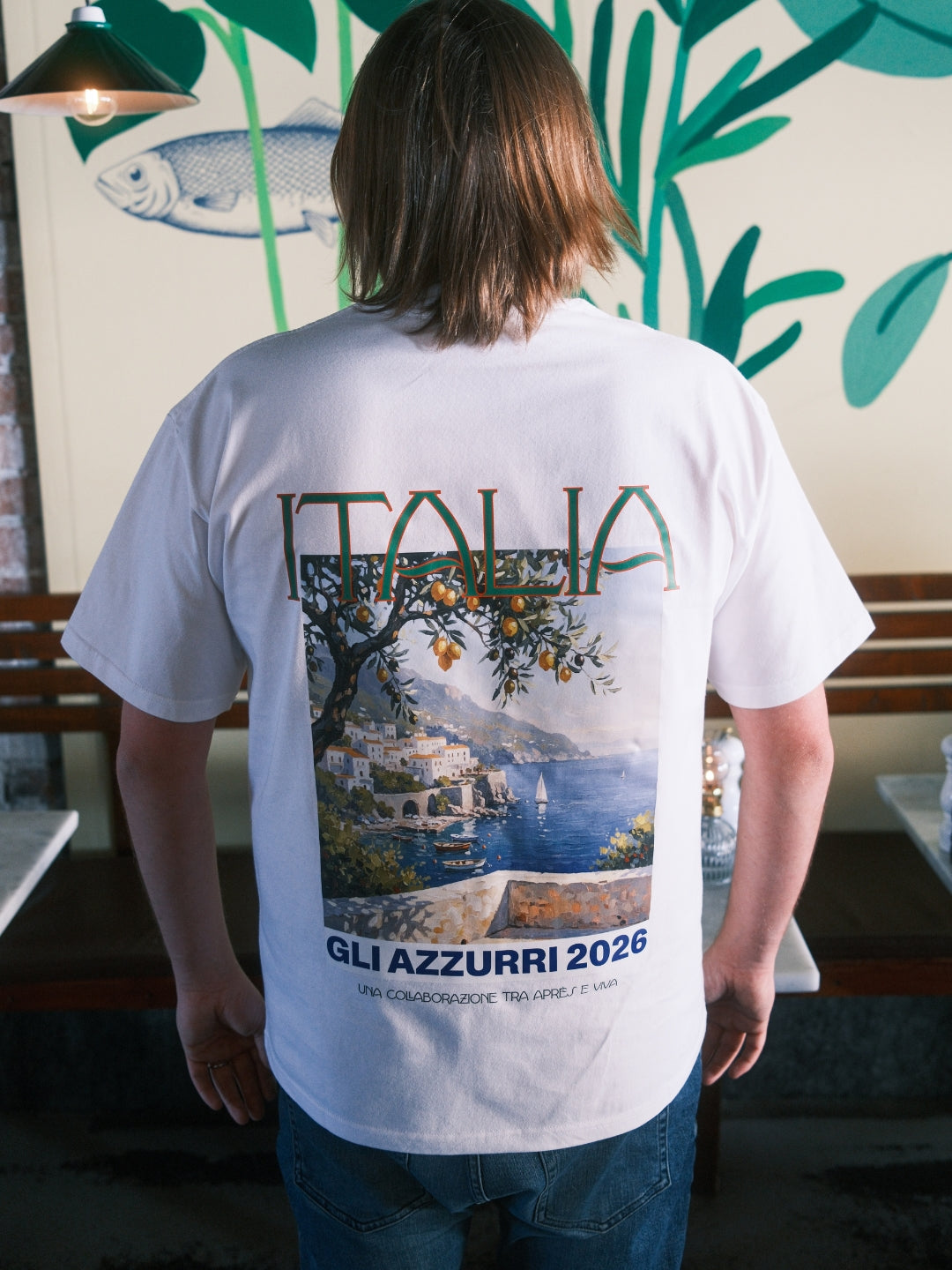Après VIVA Italia T-shirt vert Gli Azzurri taille M